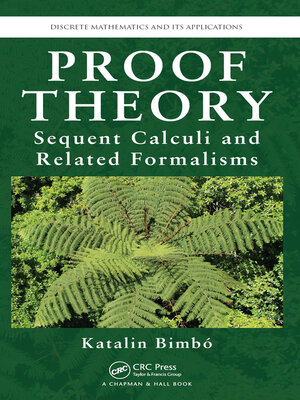 cover image of Proof Theory